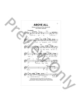 Above All piano sheet music cover